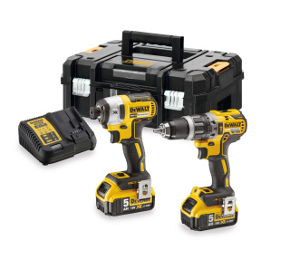 DEWALT ZESTAW COMBO DCD796 + DCF887 2 AKUMULATORY 18V DCK266P2T