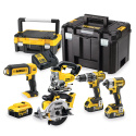 DEWALT ZESTAW COMBO ELEKTRONARZĘDZI DCD791 DCG405 DCH273 DCF887 DCF899