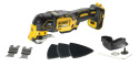 Narzędzie wielofunkcyjne akumulatorowe 18V multitool body + AKCESORIA DeWalt