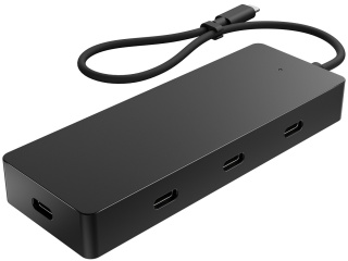 Koncentrator replikator wieloportowy stacja dokująca HP USB-C 4K HUB 4K 60Hz 4x USB-C 6G843AA