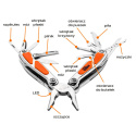 NARZĘDZIE WIELOFUNKCYJNE, Z LED, ZESTAW 12 SZT. 01-026 NEO TOOLS