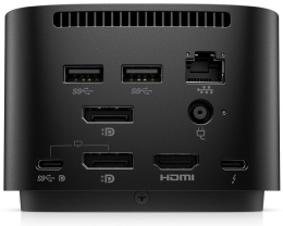 Stacja dokująca HP Thunderbolt 120W G4 4J0A2AA, 4x USB 3.2, 2x DisplayPort 1.4, HDMI 2.0, RJ-45, 2x USB Type-C