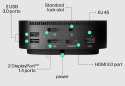 Stacja dokująca HP USB-C G5 Essential Dock 72C71AA 4x USB 3.2, 2x DisplayPort 1.4, HDMI 2.0, RJ45, audio jack 3.5mm, USB Type-C