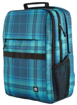 Stylowy plecak HP Campus XL 20l Tartan Plaid na laptopa 7J594AA dodatkowe kieszenie