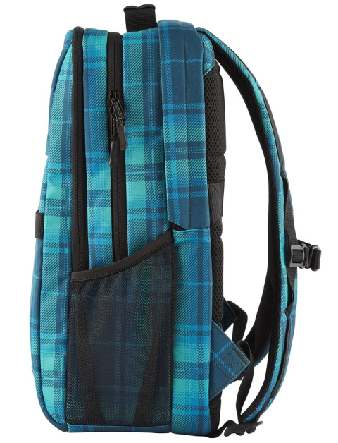 Stylowy plecak HP Campus XL 20l Tartan Plaid na laptopa 7J594AA dodatkowe kieszenie