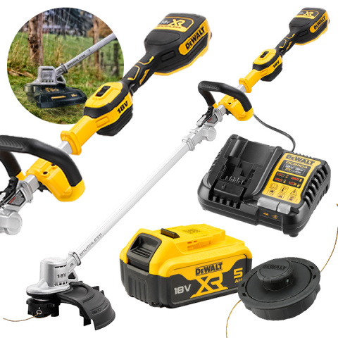 KOSA PODKASZARKA ŻYŁKOWA AKUMULATOROWA SKŁADANA 36cm DeWALT 18V XR 1x 5Ah DCMST561P1-QW