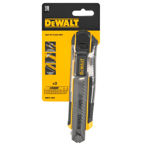 DEWALT NÓŻ Z SUWAKIEM I ZASOBN. 18MM DWHT0-10249