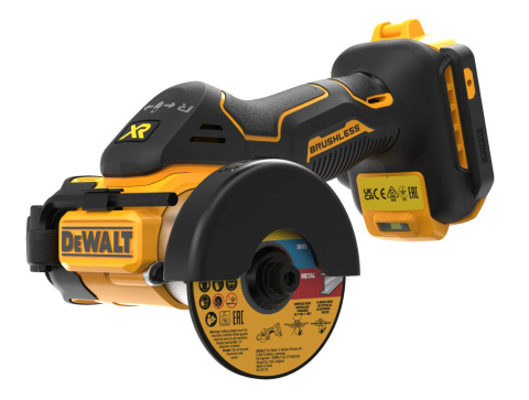 DEWALT MAŁA SZLIFIERKA PRZECINARKA PRZECINARKA TARCZOWA 76MM 18V + OSŁONA