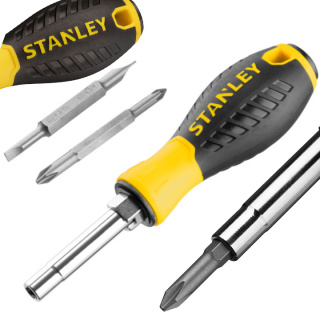 STANLEY WKRĘTAK ŚRUBOKRĘT MULTIBIT 6w1 wymienne końcówki bity PH/SL 68-012