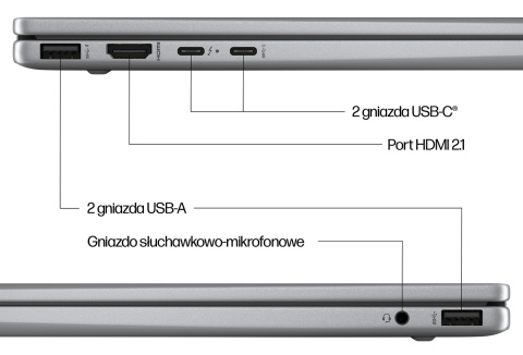 2w1 HP ENVY 14 x360 2.8K OLED 120Hz Intel Core Ultra 7 155U 12-rdzeni 32GB LPDDR5 1TB SSD NVMe Windows 11