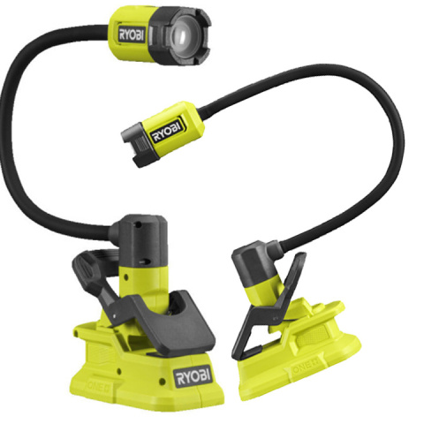 LATARKA LAMPA LED GIĘTKA 400 Lm RYOBI ELASTYCZNA AKUMULATOROWA RLCF18-0