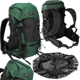 Plecak turystyczny górski trekingowy wytrzymały 30l NEO zielono-czarny 84-328