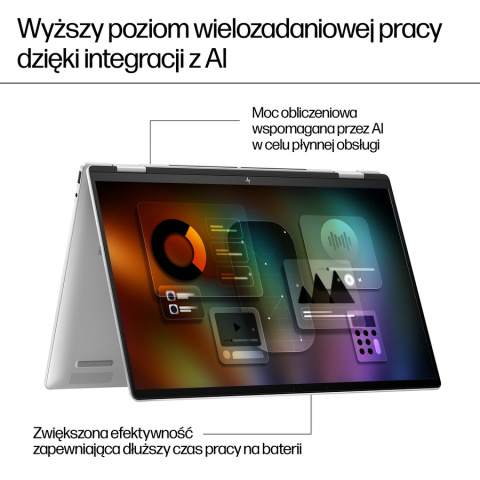 2w1 HP ENVY 16 x360 2.8K OLED 120Hz Intel Core Ultra 7 155U 12-rdzeni 16GB LPDDR5 1TB SSD NVMe Windows 11