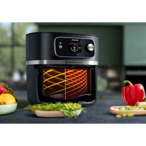 Frytkownica airfryer Philips Ovi HD9880/90 termometr