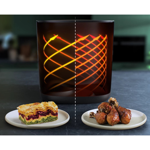 Frytkownica airfryer Philips Ovi HD9880/90 termometr