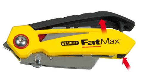 Nóż składany TAPICERSKI z ostrzem trapezowym STANLEY FATMAX 160 mm FMHT0-10827