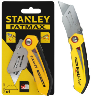 Nóż składany TAPICERSKI z ostrzem trapezowym STANLEY FATMAX 160 mm FMHT0-10827