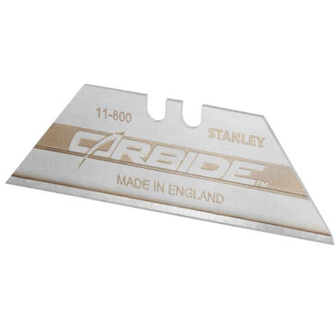 OSTRZE METALOWE TRAPEZOWE DO NOŻYKA WYMIENNE CARBIDE BLADE ZESTAW 10 SZT.