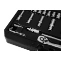 NEO ZESTAW KOMPLET KLUCZY NASADOWYCH 55 elem 10-201 1/4" BITY TORX WALIZKA