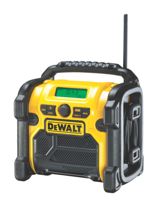 RADIO BUDOWLANE PRZENOŚNE MOCNE ODBIORNIK AM FM AUX XR Li-Ion DCR019 DEWALT