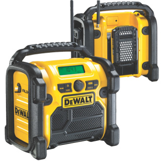 RADIO BUDOWLANE PRZENOŚNE MOCNE ODBIORNIK AM FM AUX XR Li-Ion DCR019 DEWALT