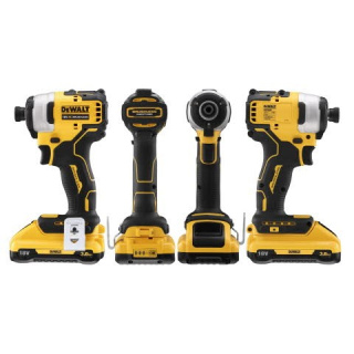 DCK2062M2T-QW Zestaw narzędzi akumulatorowych Combo Li-Ion 18V/2 x 4,0Ah, DCD709 + DCF809 DeWalt