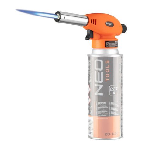 Palnik gazowy nakręcany na gaz z regulacją kąta moc i precyzja NEO TOOLS 20-025