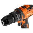 WIERTARKO-WKRĘTARKA UDAROWA BEZSZCZOTKOWA 18V, UCHWYT 13MM, COMPACT, ENERGY+ NEO TOOLS 04-619