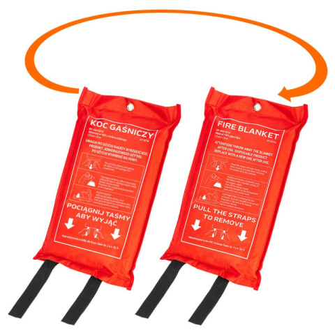 KOC GAŚNICZY Z WŁÓKNA SZKLANEGO SPAWALNICZY BHP 1,2X1, 8 M 97-674 NEO TOOLS