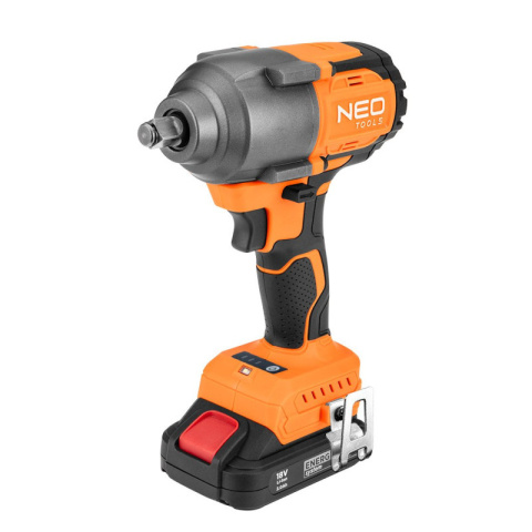 Klucz Udarowy Akumulatorowy Bezszczotkowy 1/2" 850 Nm Energy + 18V NEO TOOLS 04-608