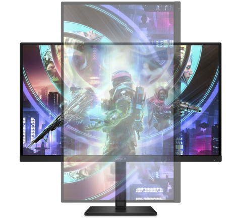 Monitor HP Omen 27qs QHD IPS 240Hz 27 cali 2560x1440 HDMI DisplayPort pivot wbudowane głośniki 780J4AA