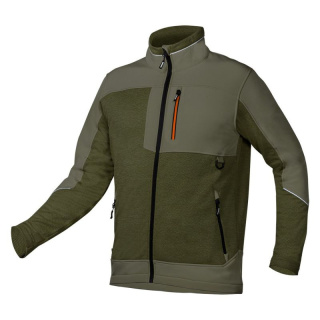 BLUZA SOFTSHELL OUTDOOR, ZIELONA, ROZMIAR L, SURVIVAOWA 81-517-L NEO TOOLS