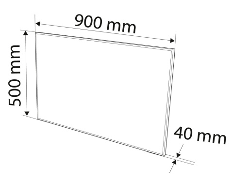 NEO PANEL GRZEWCZY NA PODCZERWIEŃ GRZEJNIK PROMIENNIK 450W WIFI 90-105 IPX4