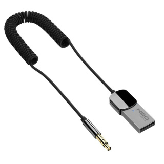 ADAPTER USB AUX TRANSMITER SAMOCHODOWY BLUETOOTH ZESTAW GŁOŚNOMÓWIĄCY NEO