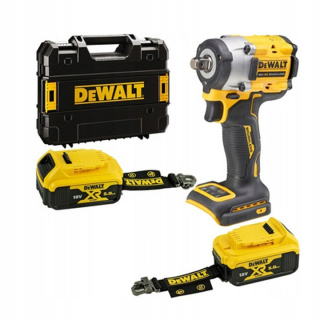 DEWALT KLUCZ UDAROWY AKUMULATOROWY 1/2" 406Nm + AKUMULATOR 2x5Ah 406Nm