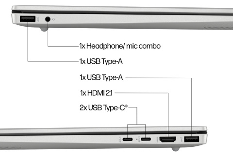 HP Pavilion 16 WUXGA IPS 16:10 AMD Ryzen 5 8540U 6-rdzeni 16GB LPDDR5 512GB SSD NVMe Windows 11
