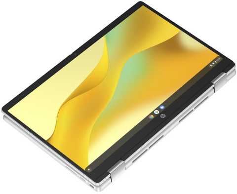 Dotykowy 2w1 HP Chromebook x360 14b FullHD IPS Intel N200 4-rdzenie 4GB LPDDR5 128GB UFS Chrome OS