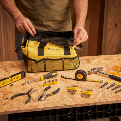 STANLEY ZESTAW NARZĘDZI 38el. W TORBIE STMT0-74101
