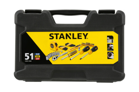 Stanley Zestaw narzędzi i akcesoriów w walizce 51 elementów