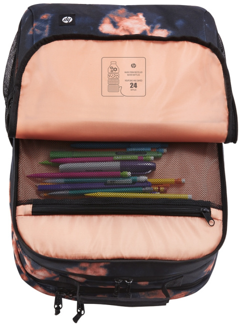 Stylowy plecak HP Campus XL 20l Tie Dye na laptopa do 16" 7J593AA