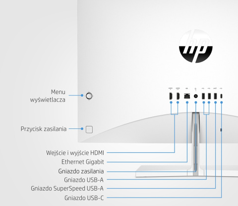 Dotykowy AiO HP Pavilion 24 FullHD IPS AMD Ryzen 5 5500U 6-rdzeni 8GB DDR4 512GB SSD NVMe Windows 11 + klawiatura i mysz