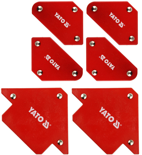 YATO KĄTOWNIK SPAWALNICZY MAGNETYCZNY ZESTAW 6 SZT
