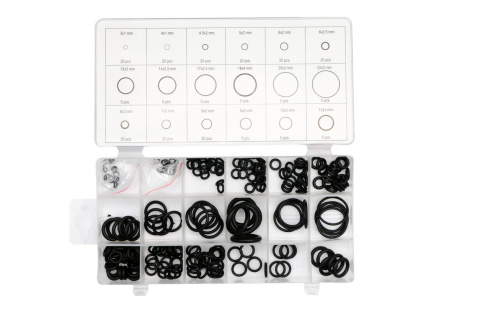 YATO ZESTAW O-RINGÓW GUMOWYCH 225 SZTUK