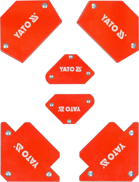 Yato Zestaw Kątowników Spawalniczych Magnetycznych 6 sztuk