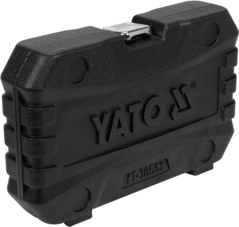 ZESTAW NASADEK NASADKI PRZELOTOWE SPLINE 1/2 3/8 17 ELEMENTÓW YATO YT-38653