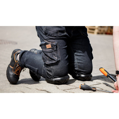 Nakolanniki ochronne ochraniacze na kolana gumowe robocze regulacja Topex 82S160