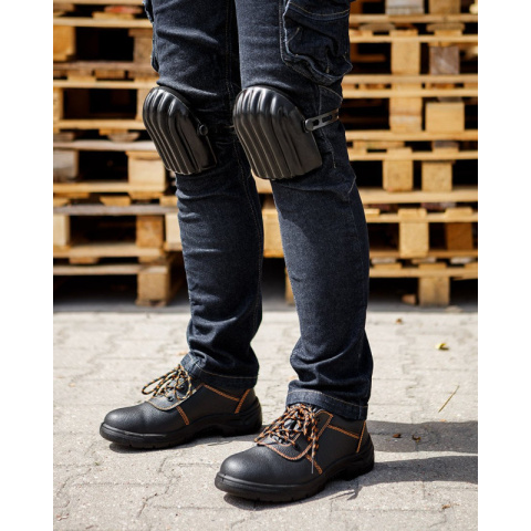 Nakolanniki ochronne ochraniacze na kolana gumowe robocze regulacja Topex 82S160