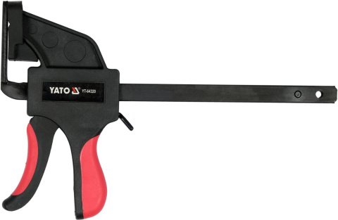 ŚCISK SZYBKOMOCUJACY DO MOCOWANIA SZYN I PROWADNIC ELKTRONARZĘDZI YATO YT-64320