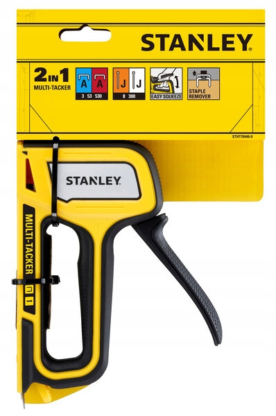 ZSZYWACZ RĘCZNY PISTOLET 2w1 OBSŁUGUJĘ ZSZYWKI TYPU A ORAZ J STANLEY STHT70440