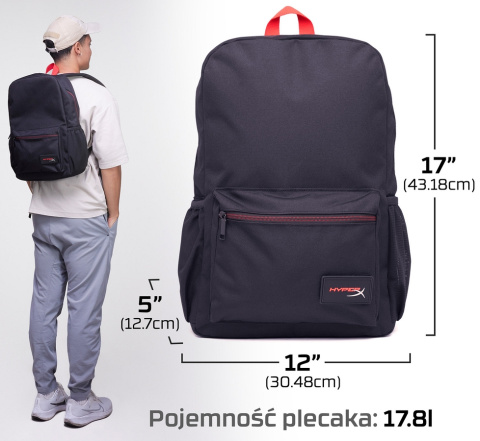 Oryginalny plecak na laptopa HyperX Delta Backpack 16" 8C524AA gaming